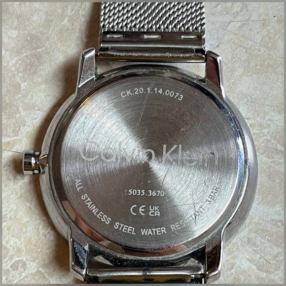 Calvin Klein CK Men’s Stainless Steel Mesh Wristwatch - Picture 8 of 11